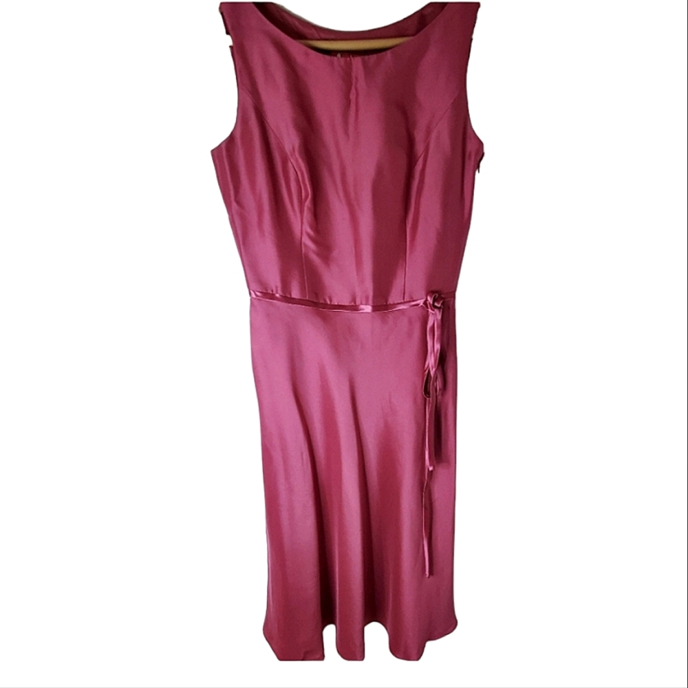 Ann Taylor Silk Dres Pink Size 0